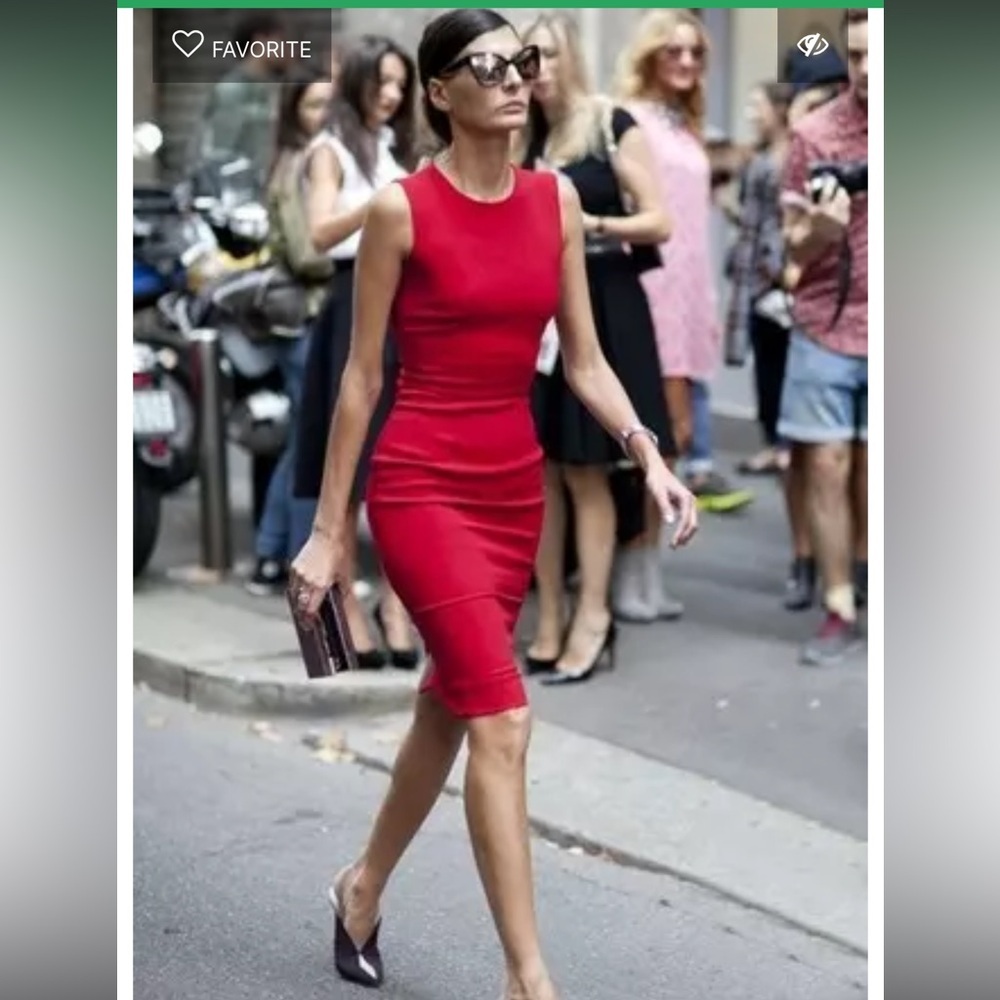 The Limited Red Midi Dress - Picture 10 of 11